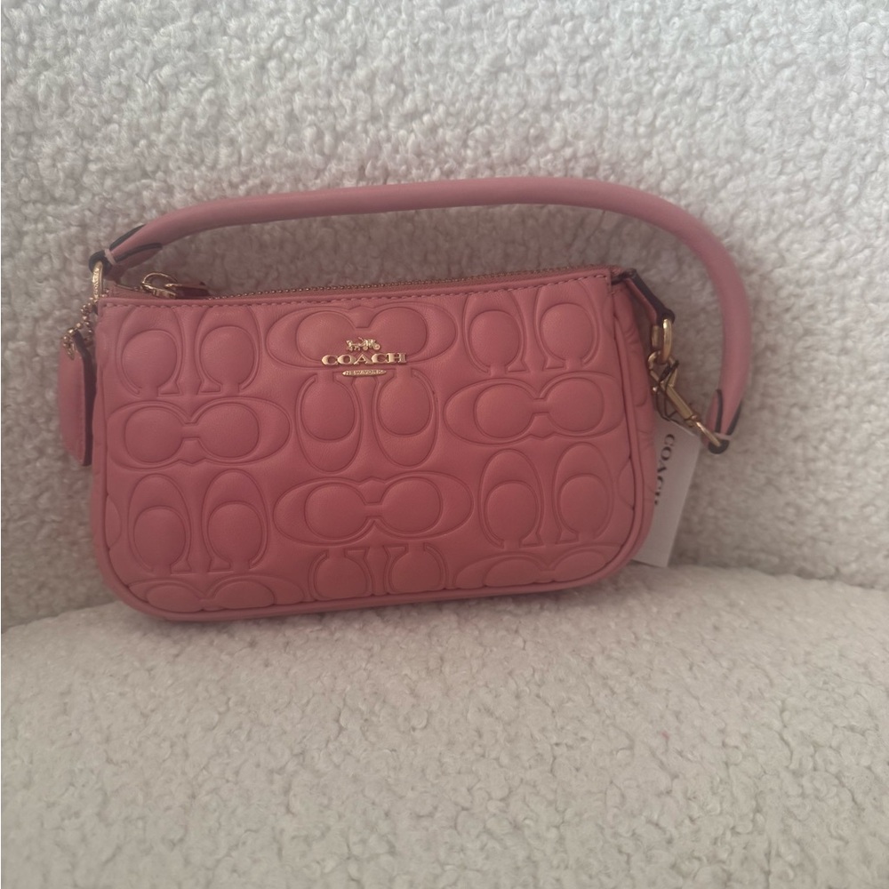 Coach Nolita Pink Embossed Handbag